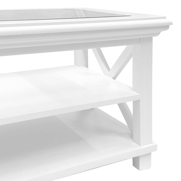 Sorrento White Coffee Table - OneWorld Collection