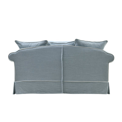 Avalon 2 Seat Hamptons Sofa Beach Linen Blend