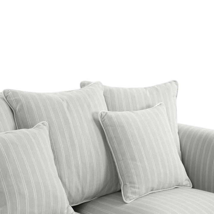 Slip Cover Only - Avalon Hamptons 3 Seat Sofa Cloud Stripe