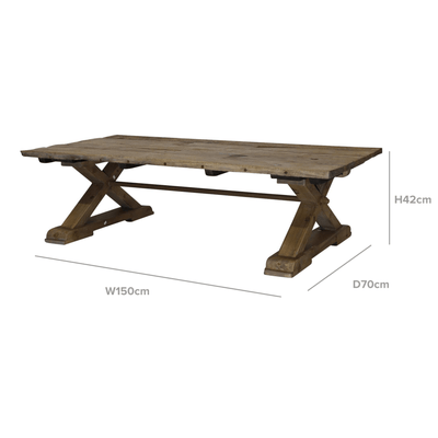 Waylon Boatwood Coffee Table - OneWorld Collection
