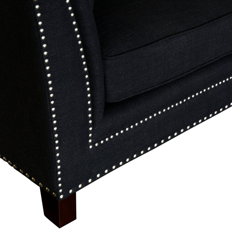 Manhattan 3 Seat Sofa Charcoal - OneWorld Collection