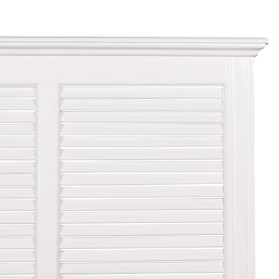 West Beach Bedhead W/ Shutters King - OneWorld Collection