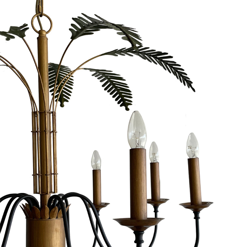 Palm Leaves Chandelier - OneWorld Collection