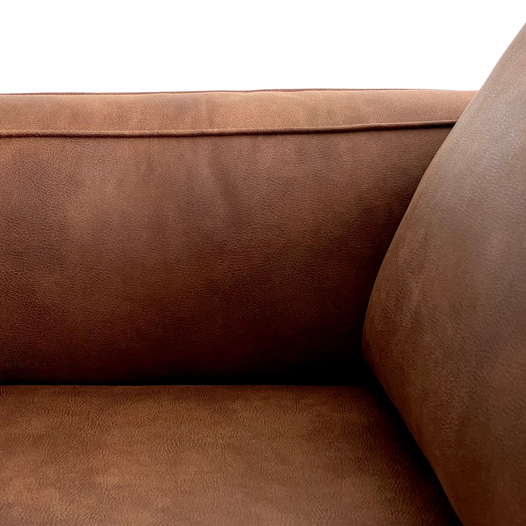 Lincoln 2 Seat Sofa in Tan - OneWorld Collection