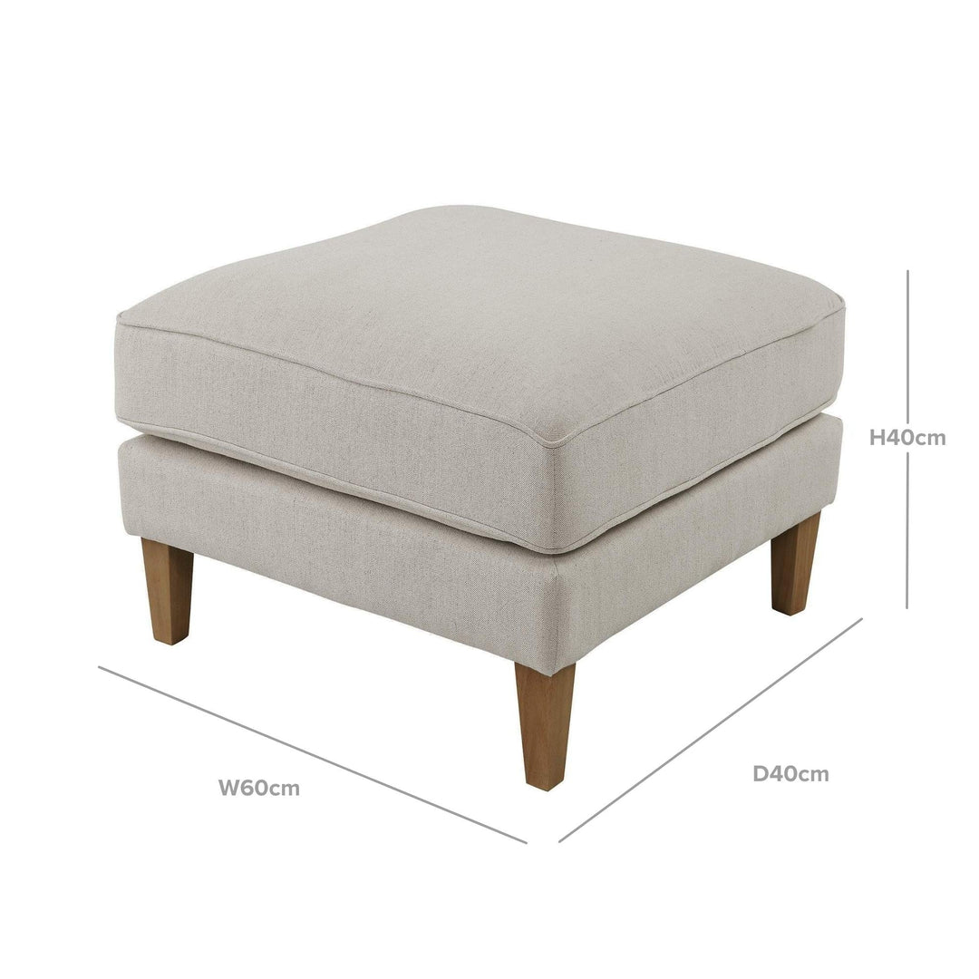 Bondi Ottoman Beige - OneWorld Collection