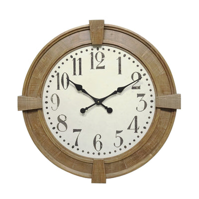 Wooden Clock - OneWorld Collection