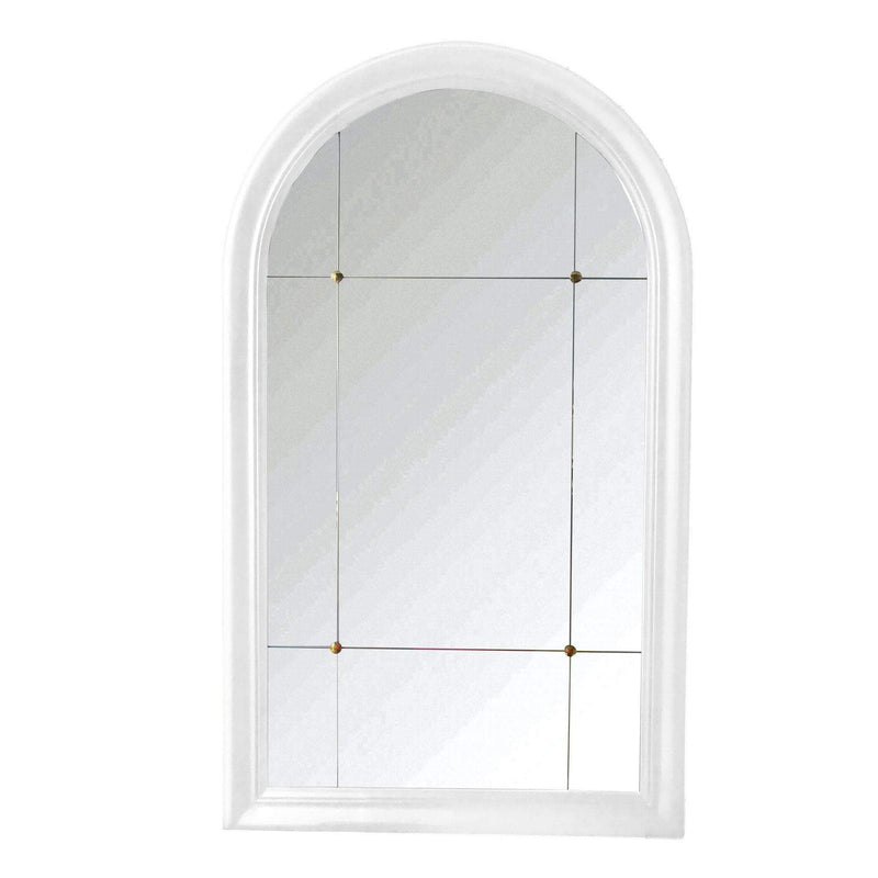 Oliver Tall White Arched Mirror - OneWorld Collection