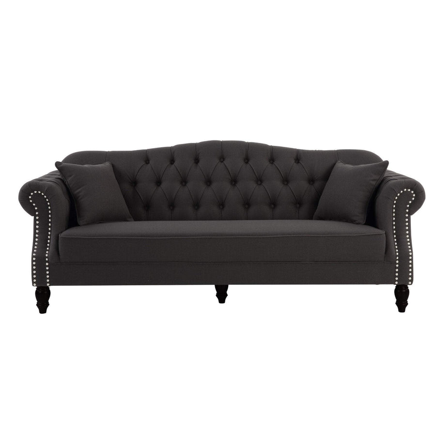 Vaucluse 3 Seat Sofa Charcoal - OneWorld Collection