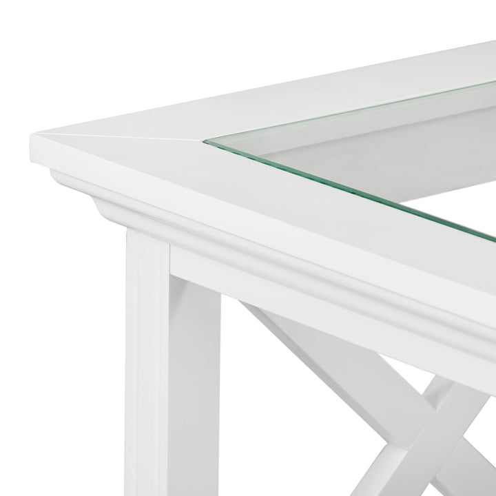 Sorrento Glass Top Side Table - OneWorld Collection