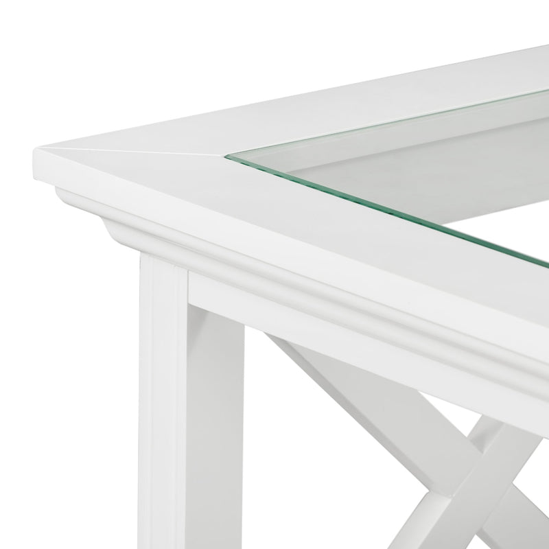 Sorrento Glass Top Side Table - OneWorld Collection