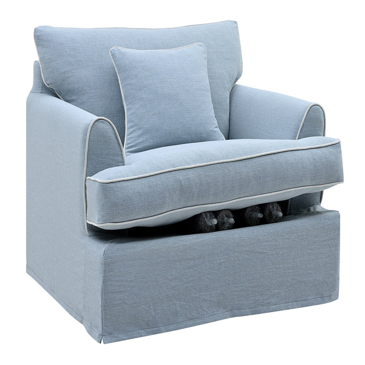 Slip Cover Only - Byron Hamptons Armchair Beach