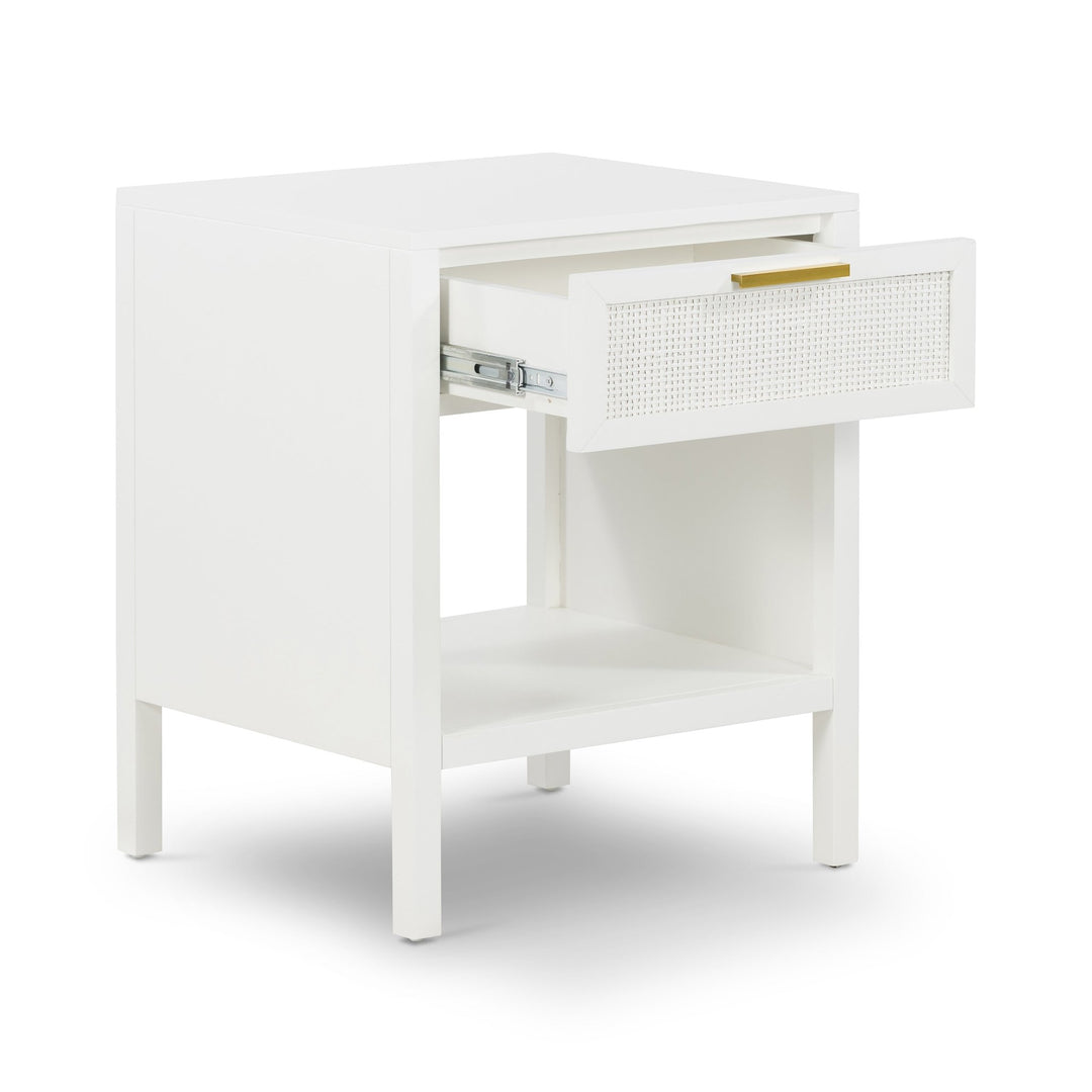 Santorini Bedside Table White - OneWorld Collection