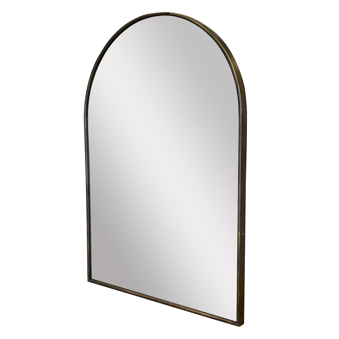 Veronica Brass Arched Mirror - OneWorld Collection