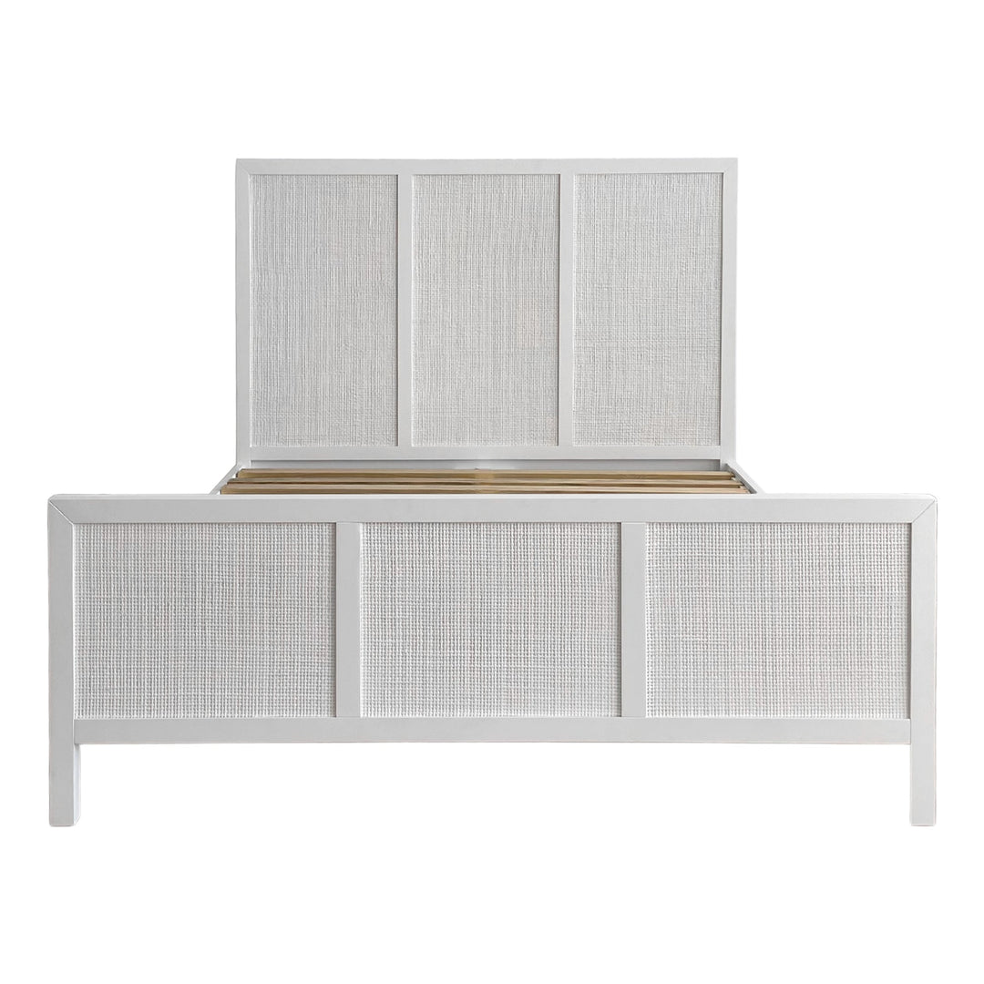 Santorini Queen Bed White - OneWorld Collection