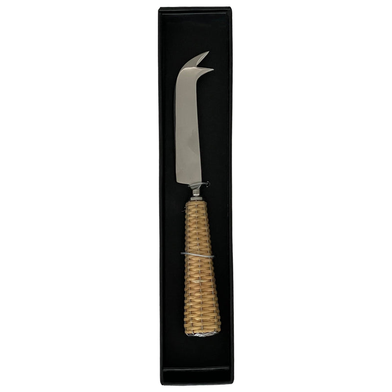 Malibu Rattan Cheese Knife - OneWorld Collection