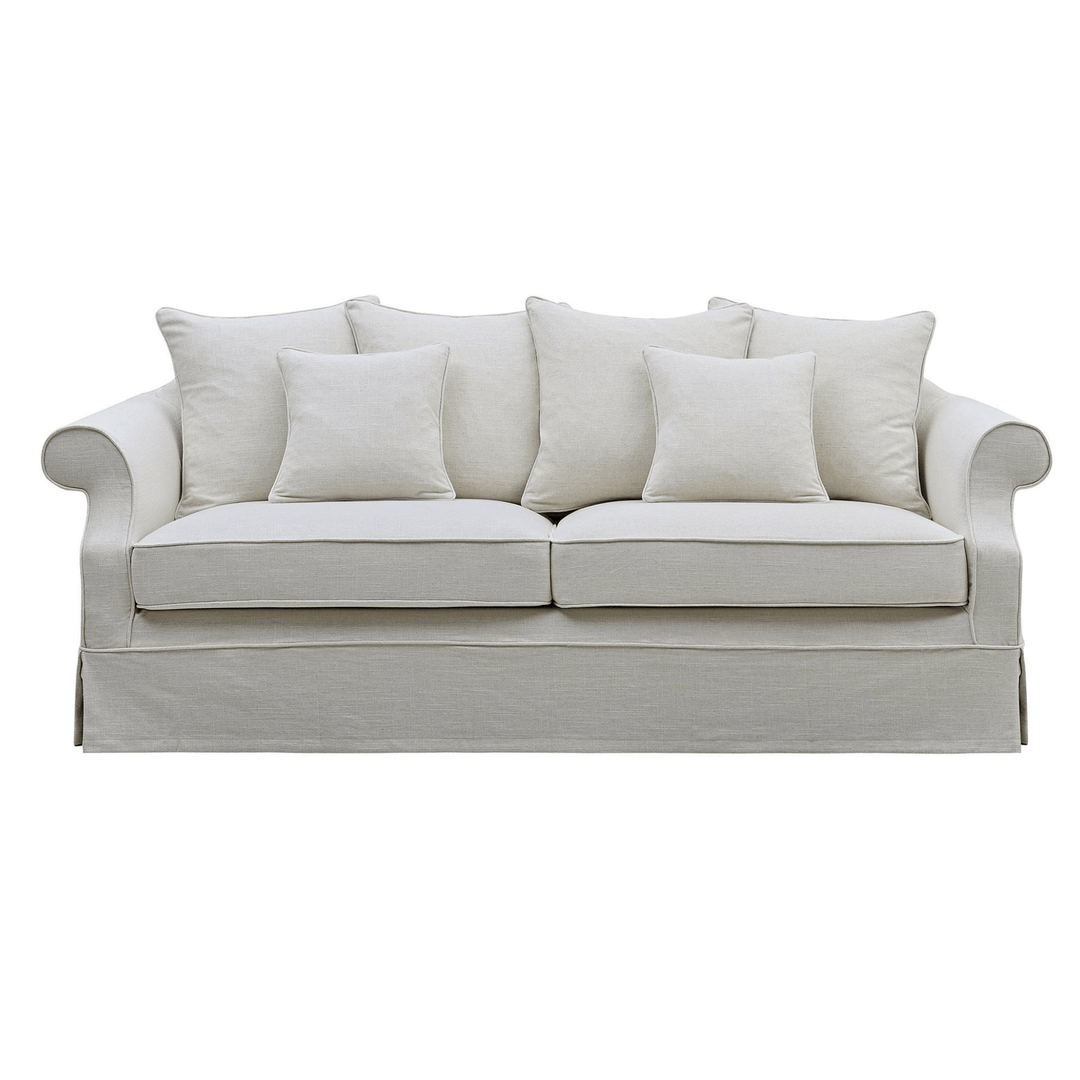 Avalon 3 Seat Sofa Ivory - OneWorld Collection