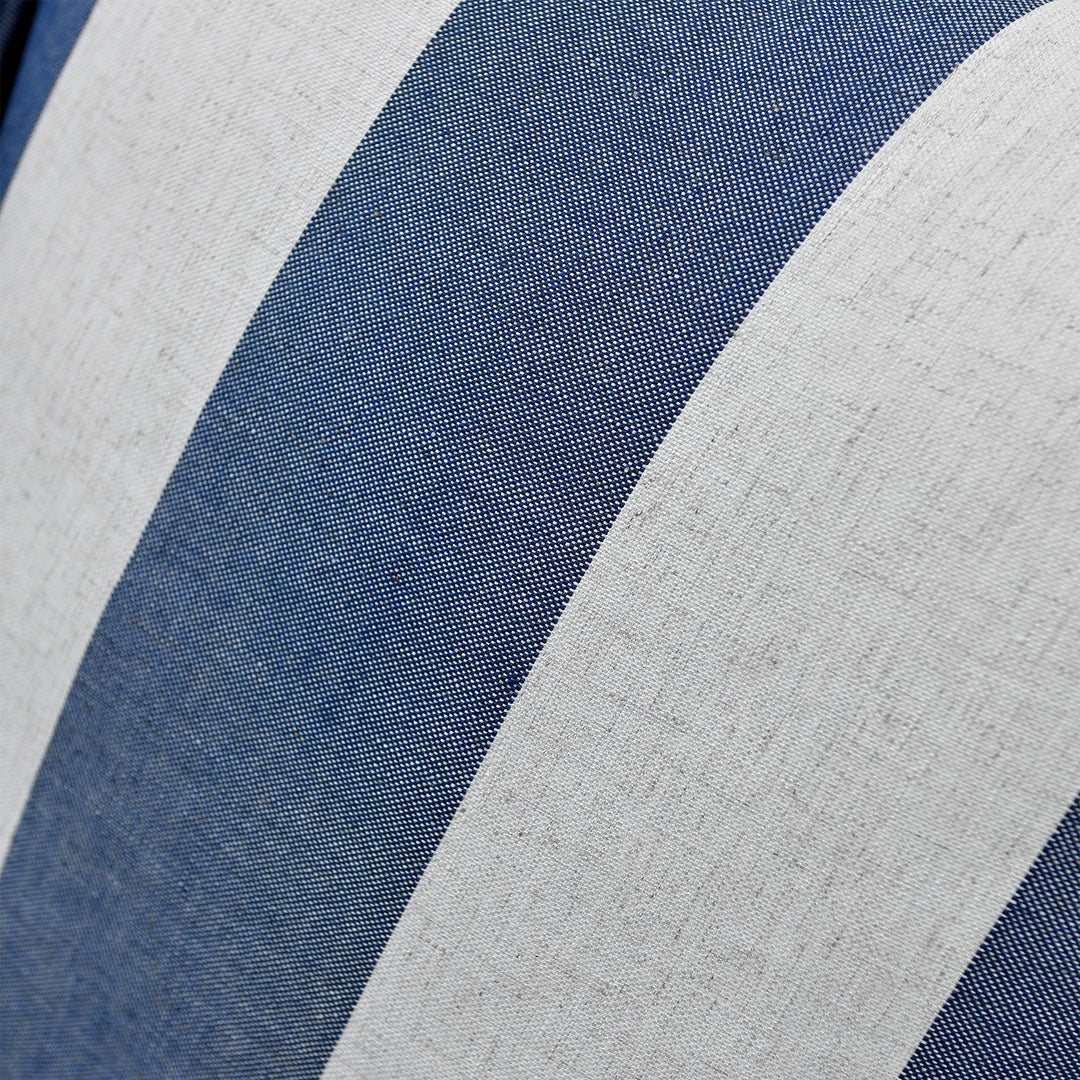 2 Seat Slip Cover - Noosa Denim Cream Stripe - OneWorld Collection