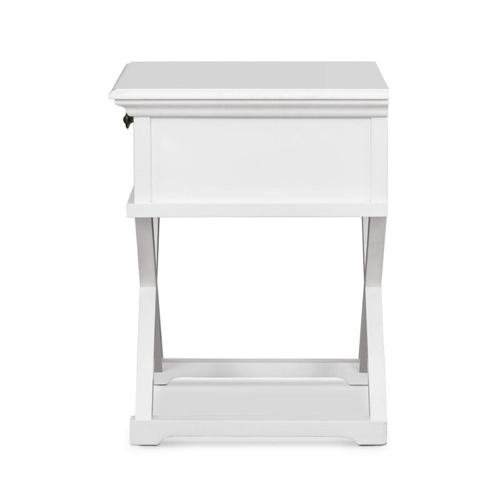 West Beach Side Table White - OneWorld Collection