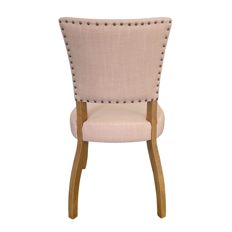 Nielsen Linen Dining Chair Blush *Limited Edition - OneWorld Collection