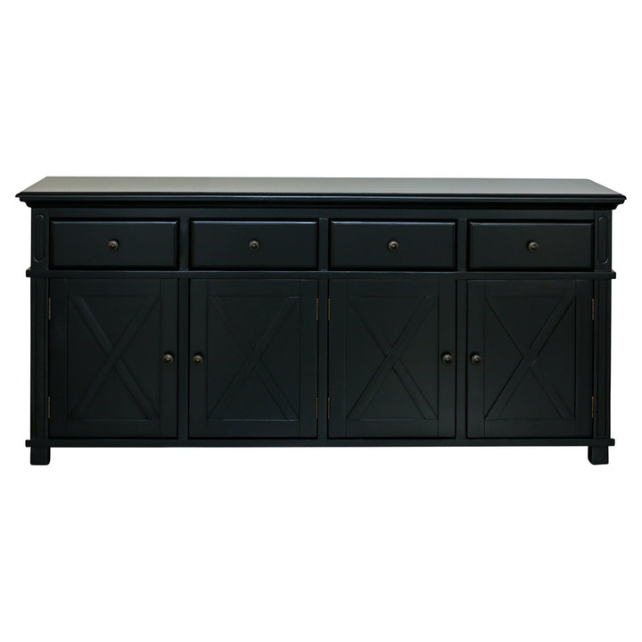 Sorrento Black 4 Door Buffet - OneWorld Collection