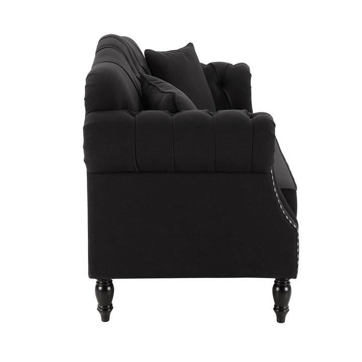 Vaucluse 3 Seat Sofa Charcoal - OneWorld Collection