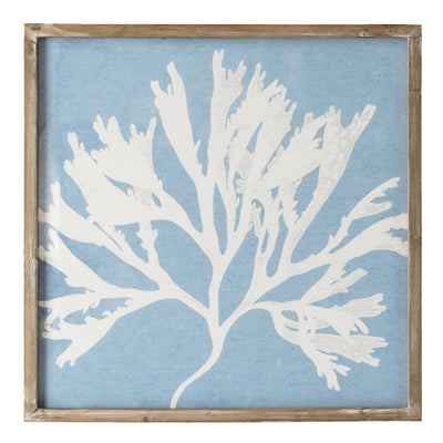 Bonaire Coral Pale Blue Wall Art Set of 2 - OneWorld Collection