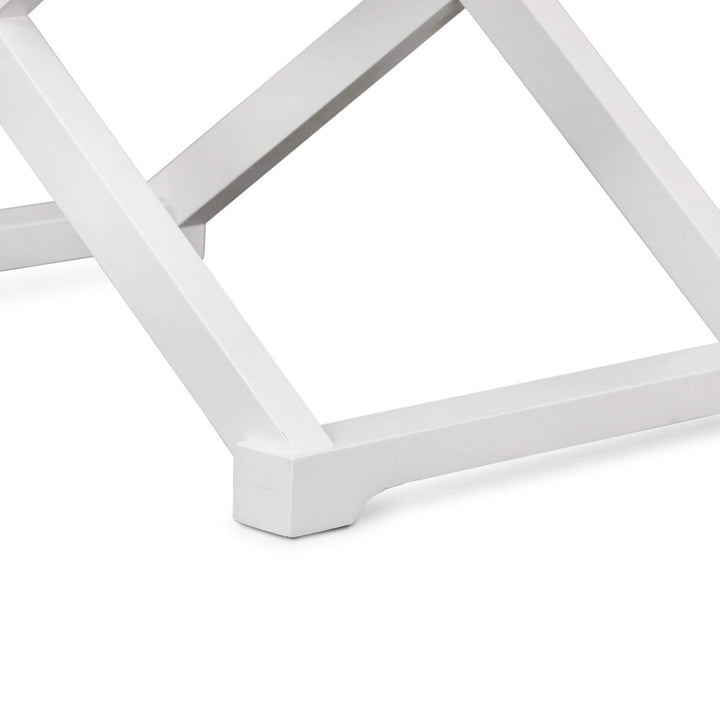 West Beach Side Table White - OneWorld Collection