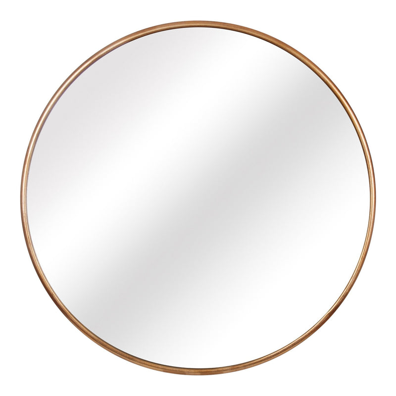 Griffin Large Round Gold Mirror - OneWorld Collection