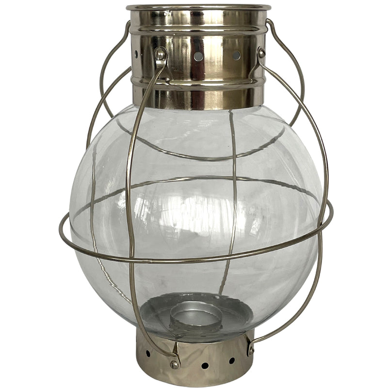 Mona Nickel Lantern - Medium - OneWorld Collection