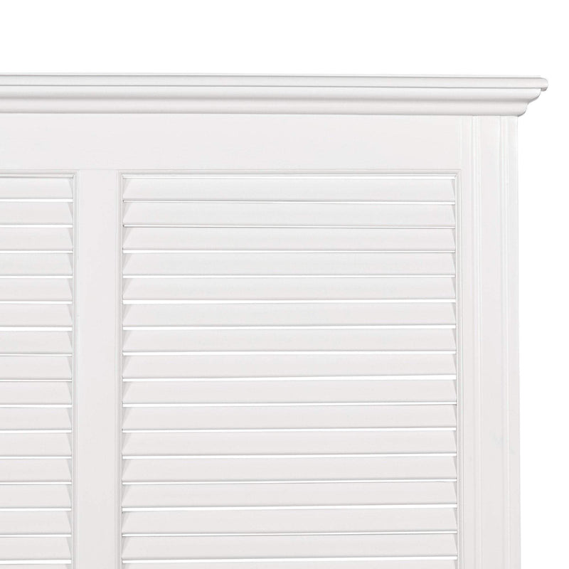 West Beach Bedhead W/ Shutters Queen - OneWorld Collection