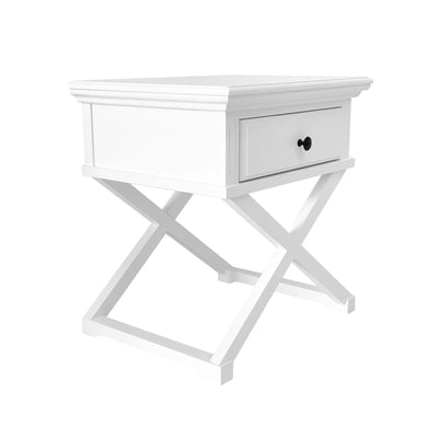 Sorrento White Side Table - OneWorld Collection