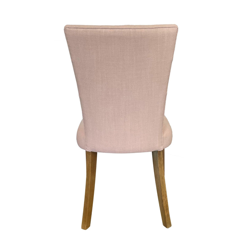 Greenwich Linen Dining Chair Blush *Limited Edition - OneWorld Collection