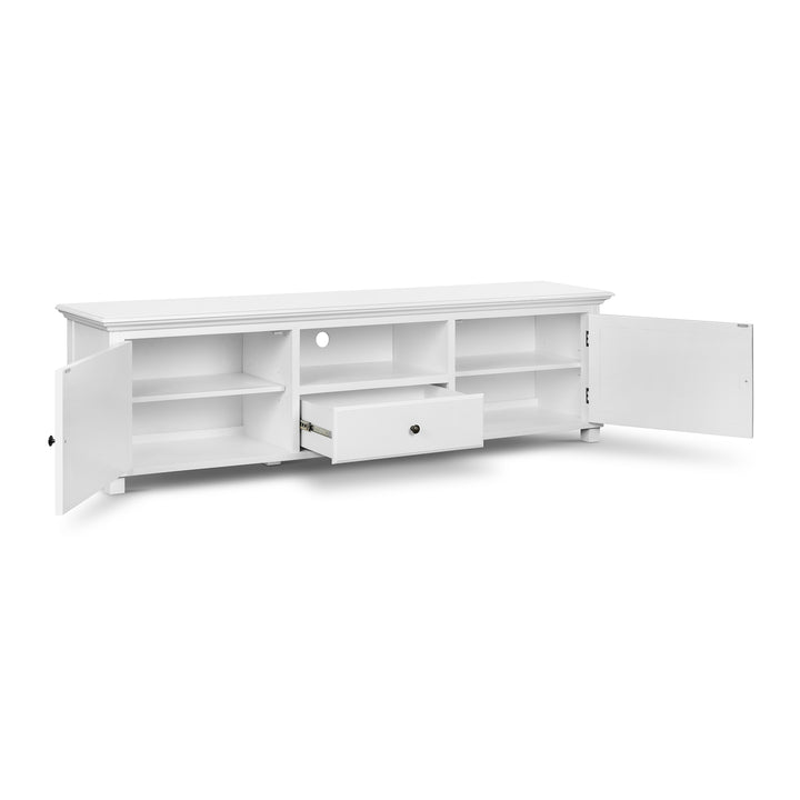 West Beach Hamptons Media Unit White Large