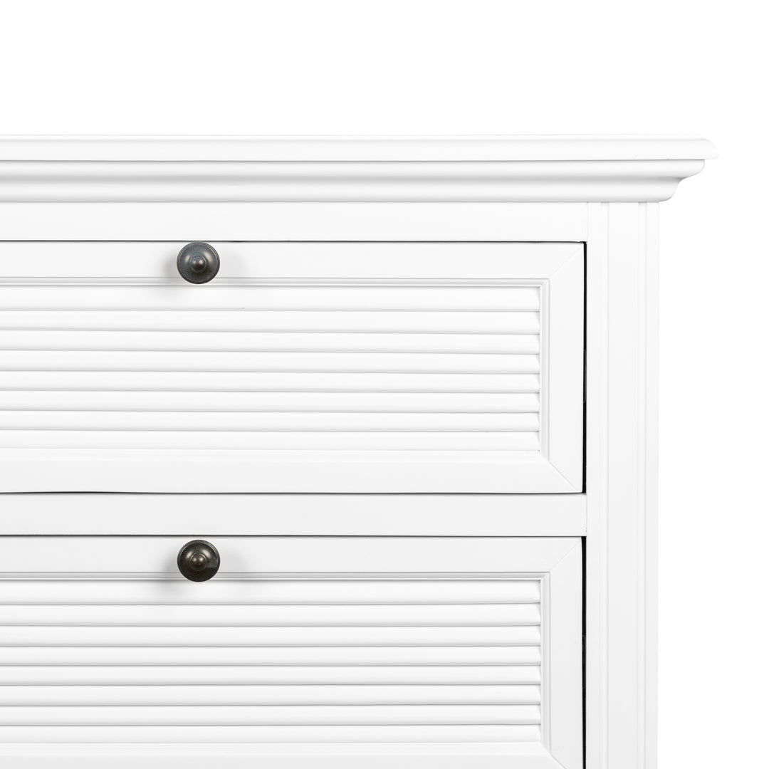 West Beach Chest of 6 Drawers White