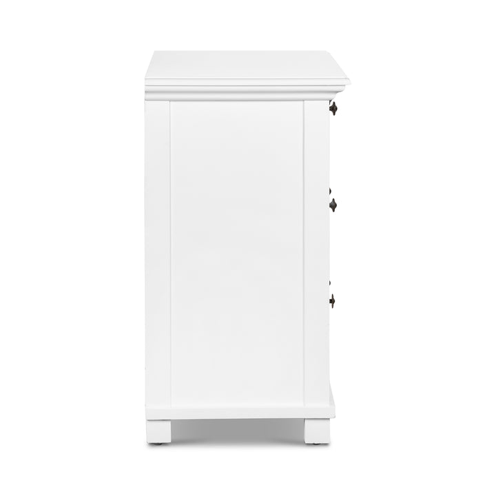 West Beach Chest of 3 Drawers White