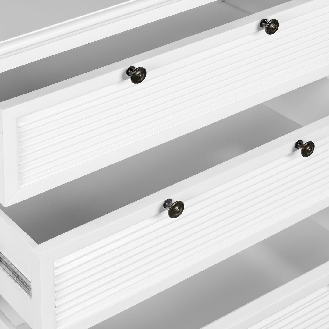 West Beach Chest of 3 Drawers White