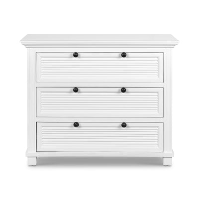West Beach Chest of 3 Drawers White